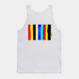 Colourful Vertical Stripes Tank Top